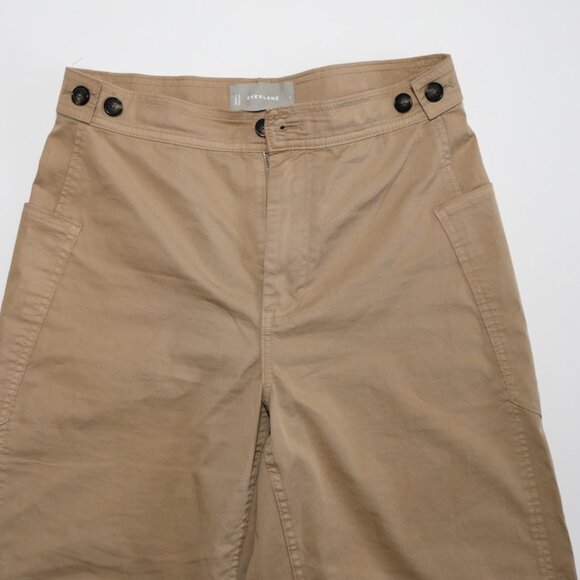 The Barrel Pant Everlane Size 2 Women's Trench Coat Khaki - Picture 6 of 16